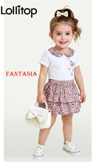 completino neonata lollitop baby con gonnellina