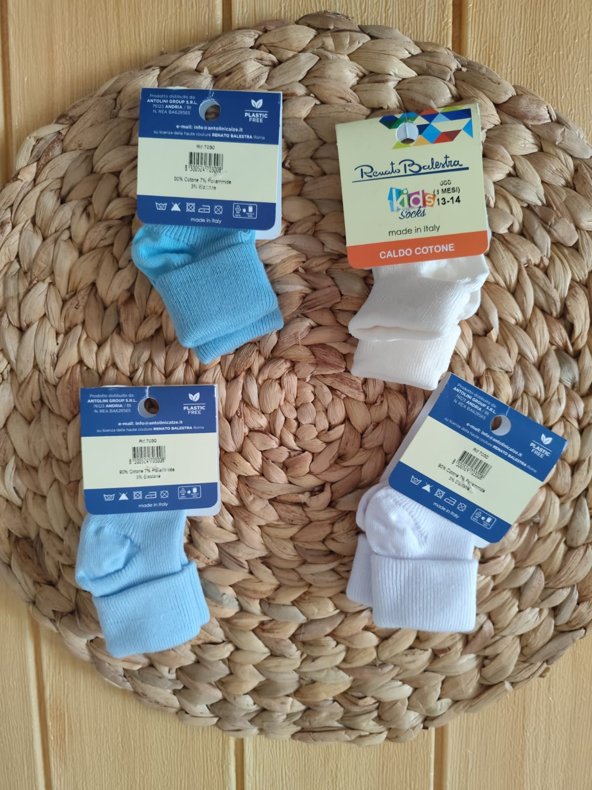 Calzini Cotone Caldo Neonato/a