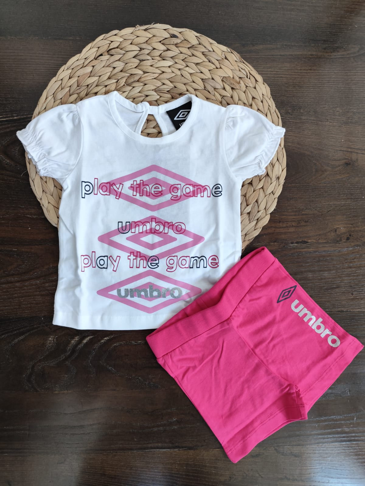 completo bambina sportivo in cotone