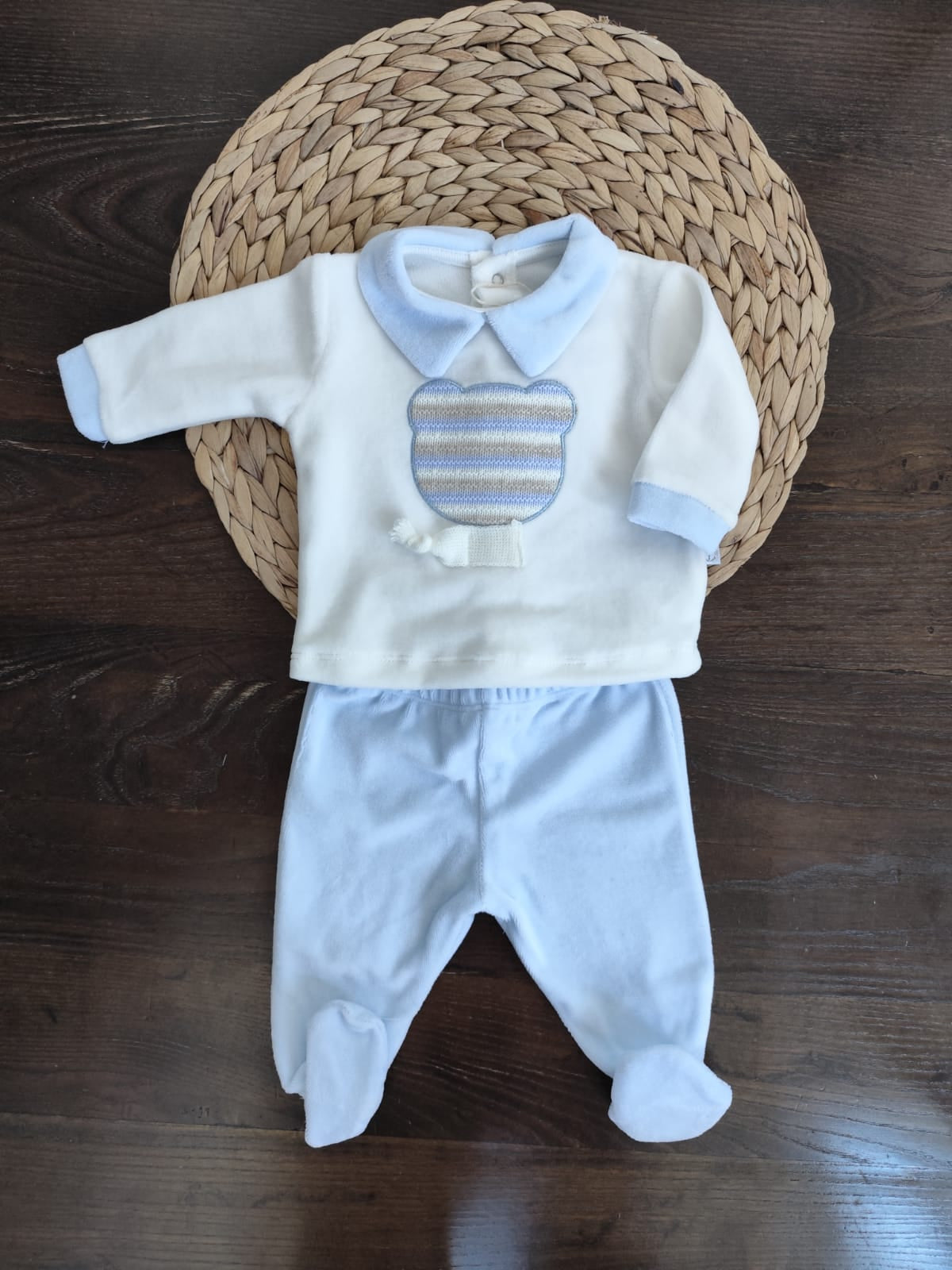 completino in ciniglia neonato