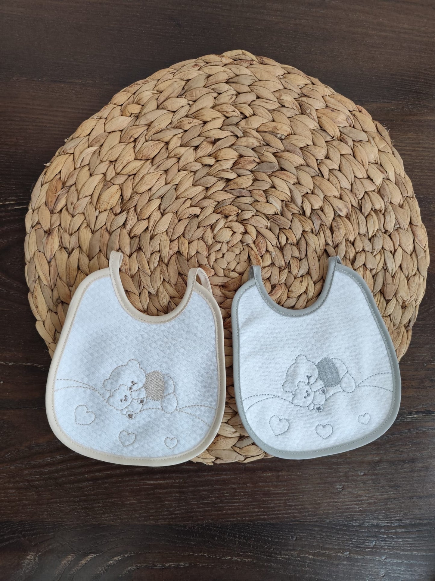 Bavette baby in cotone neutre