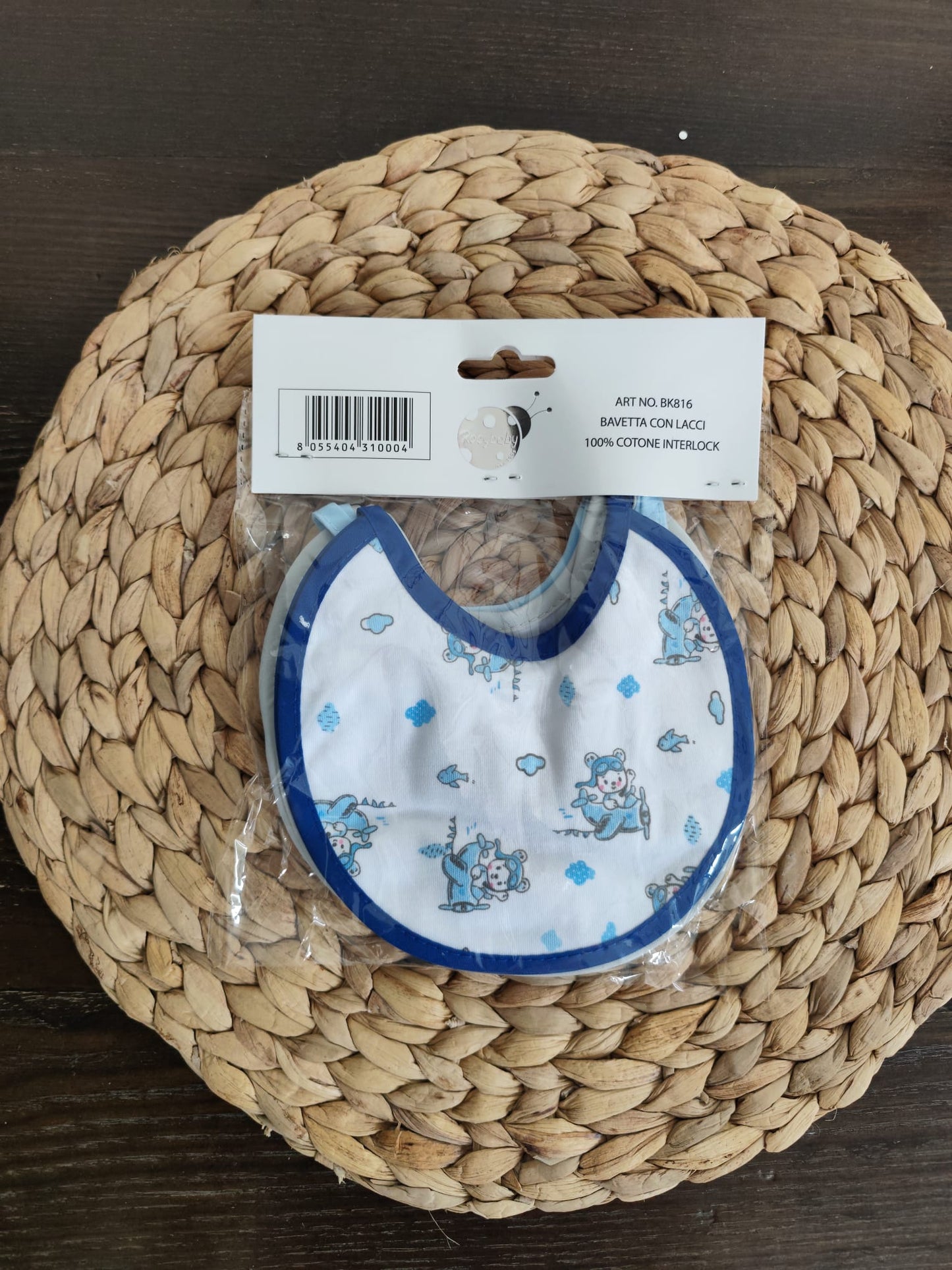 Bavette Neonato in cotone