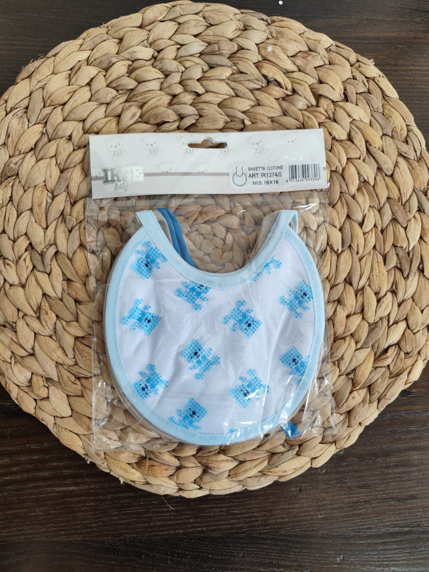 Bavette Neonato in cotone