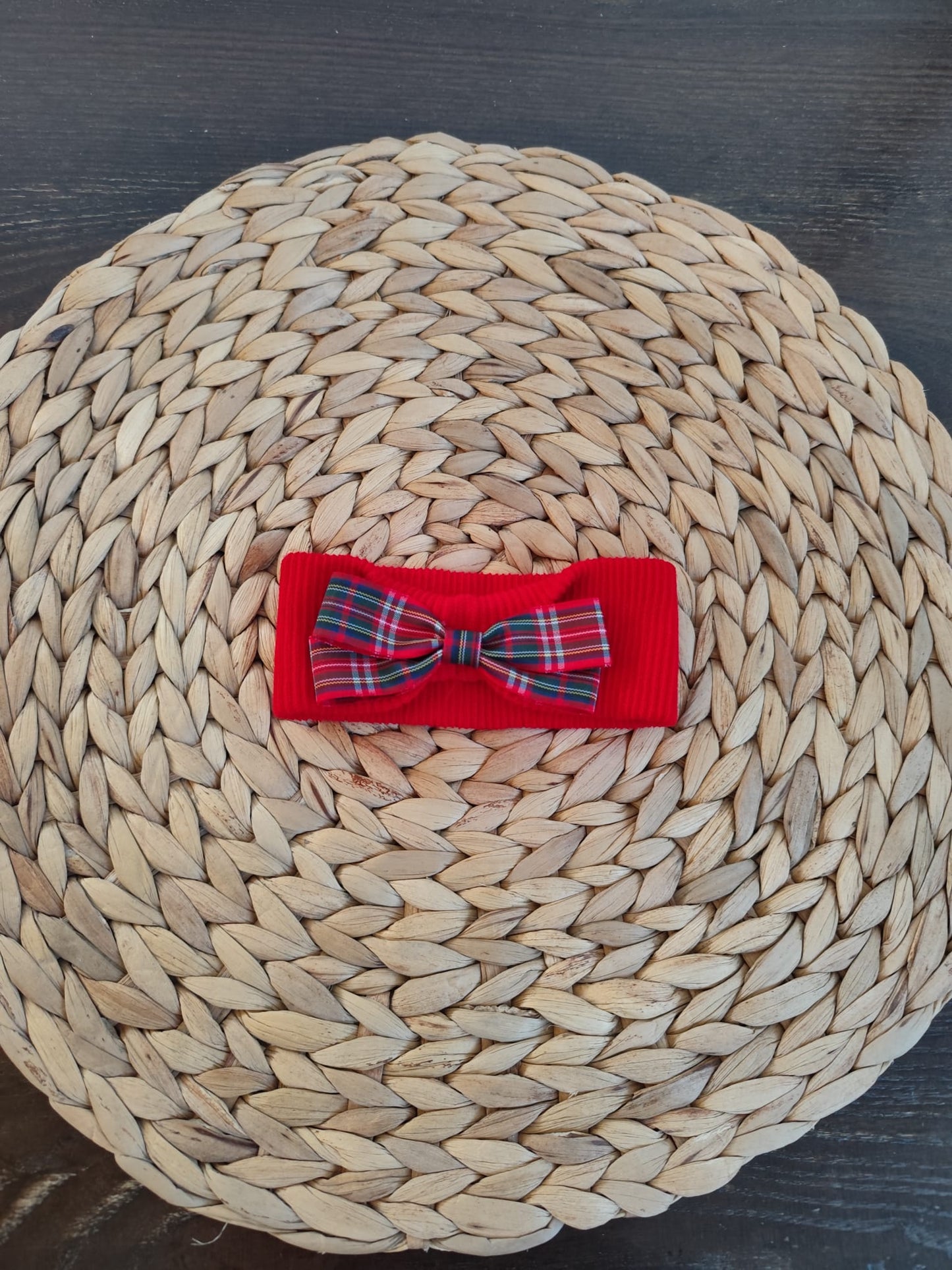 fascia per capelli natalizia