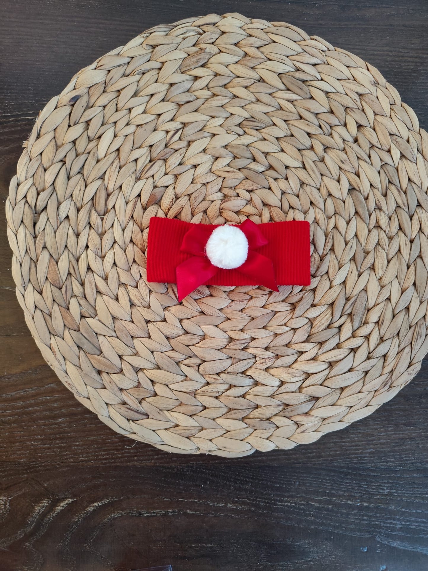 fascia per capelli natalizia