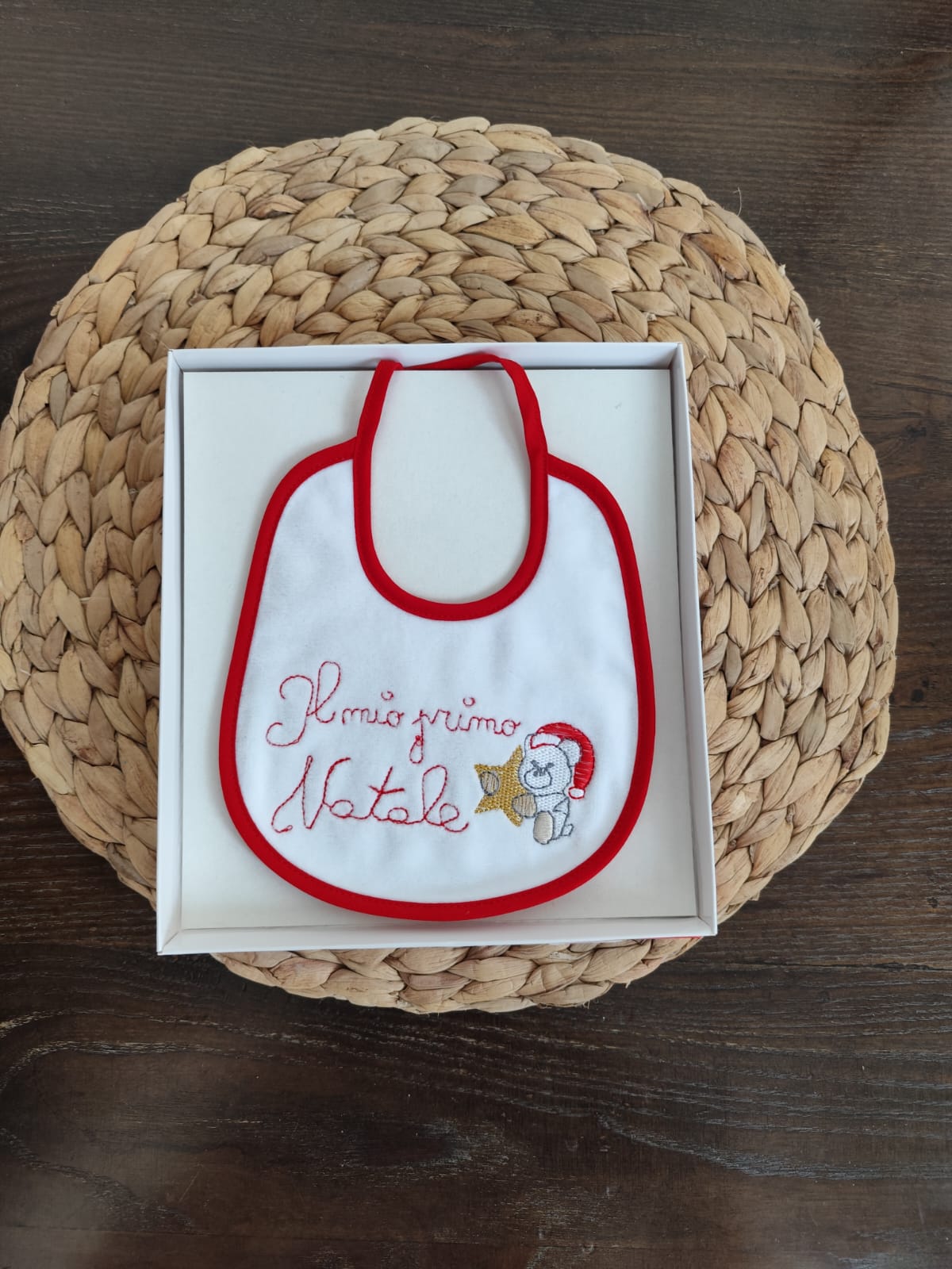 Bavetta Natalizia Unisex " Il Mio Primo Natale" cod. 1516