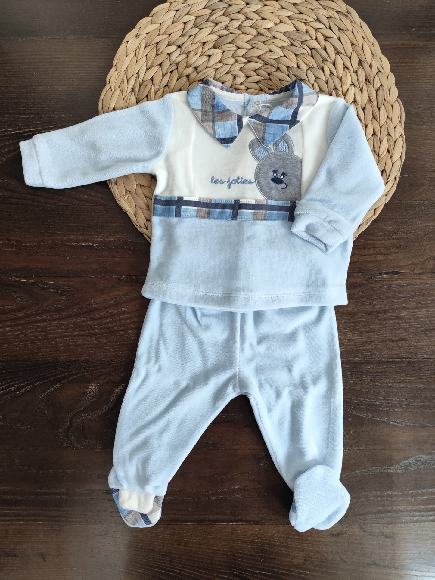 completino invernale neonato in ciniglia