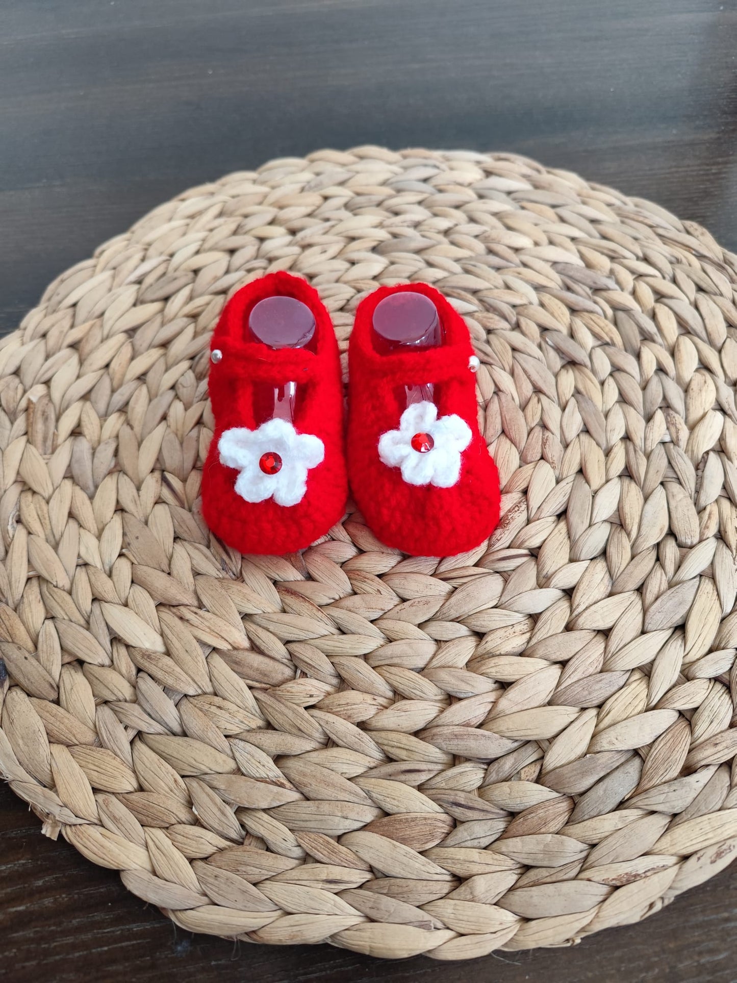 Scarpine Natalizie neonata ARTIGIANALI