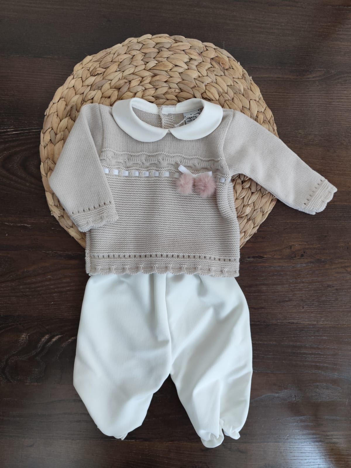 completino in misto lana tortora