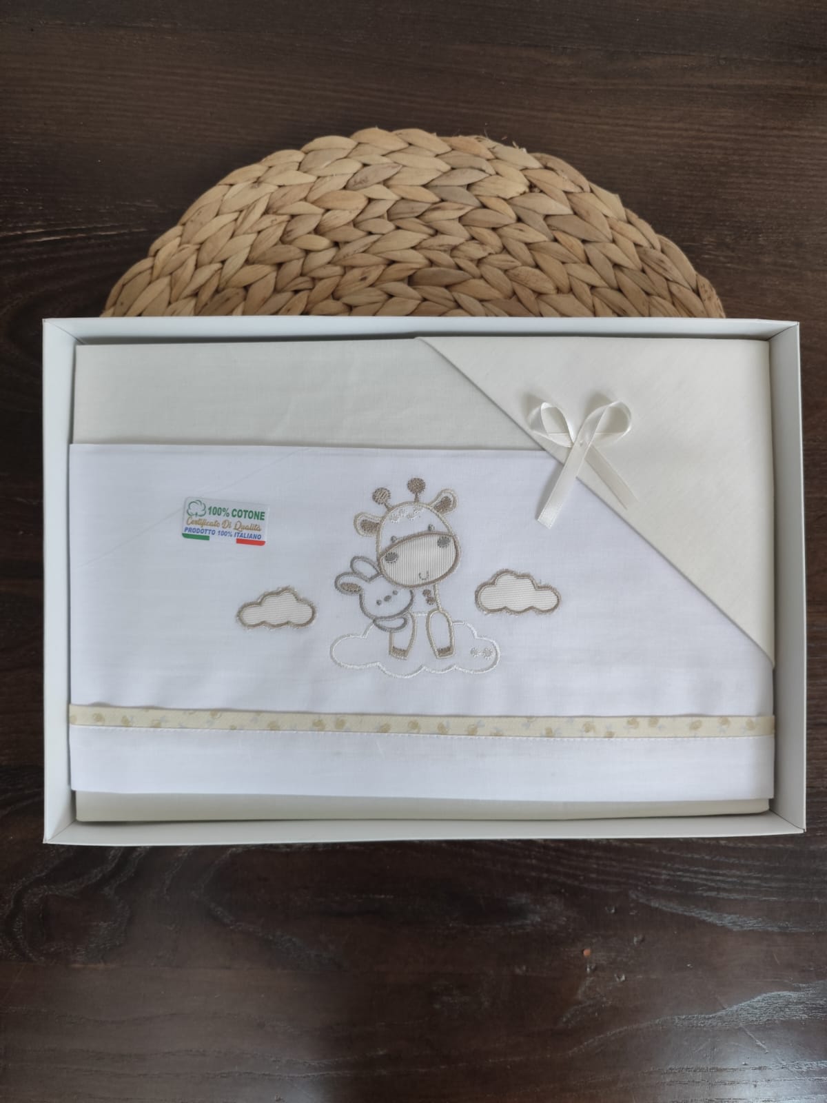 Completo culla Neutro in cotone