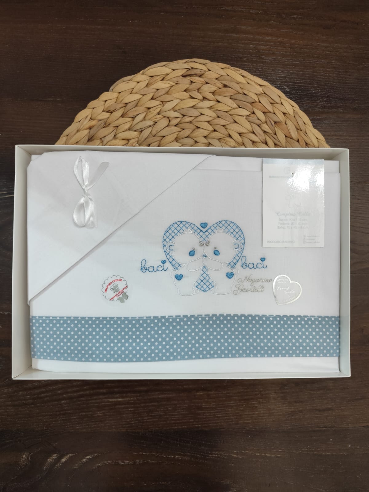 Completo culla Neonato in cotone