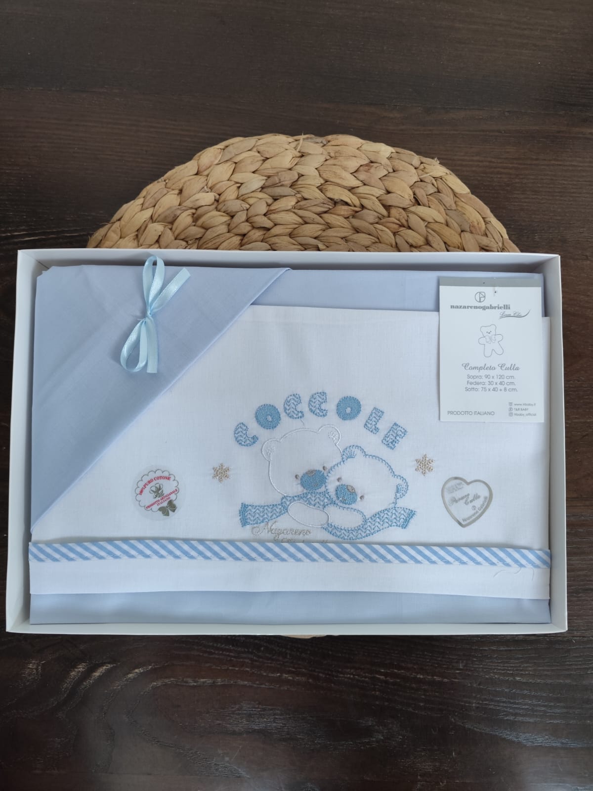 Completo culla Neonato in cotone coccole