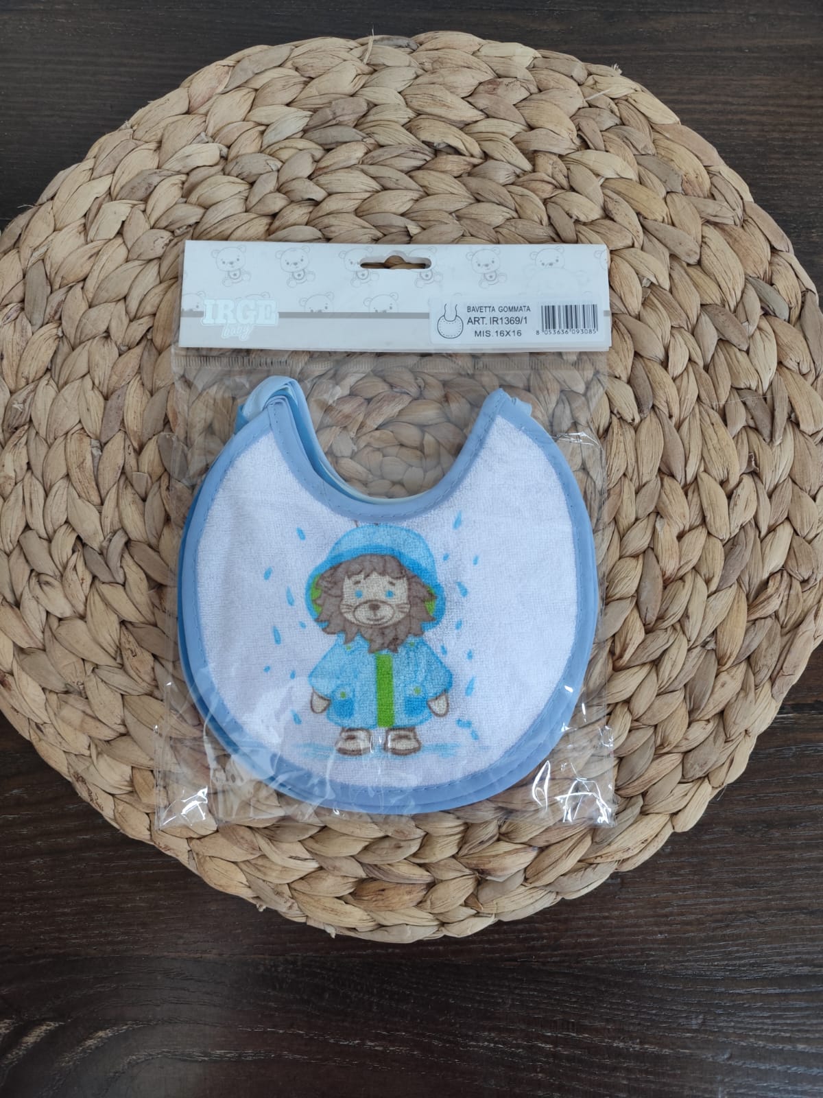 1 conf da 6 Bavette Neonato impermeabili