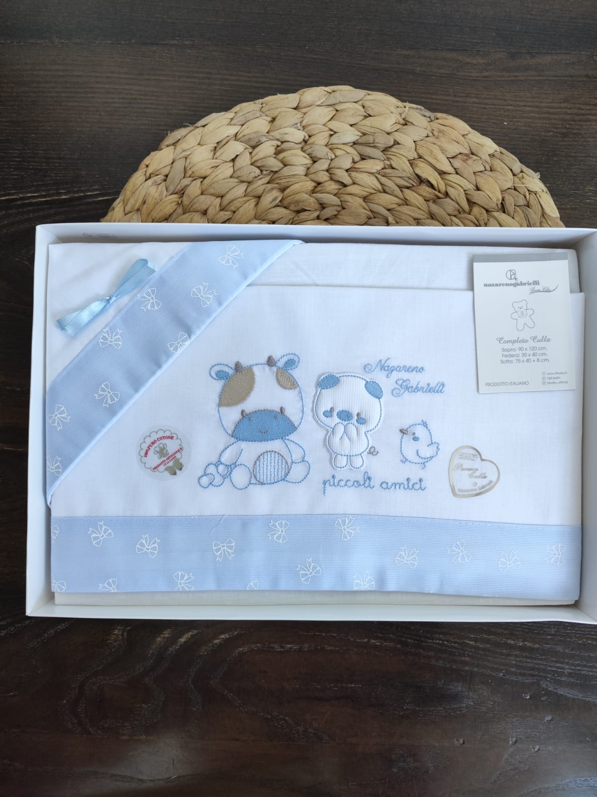 Completo culla Neonato in cotone
