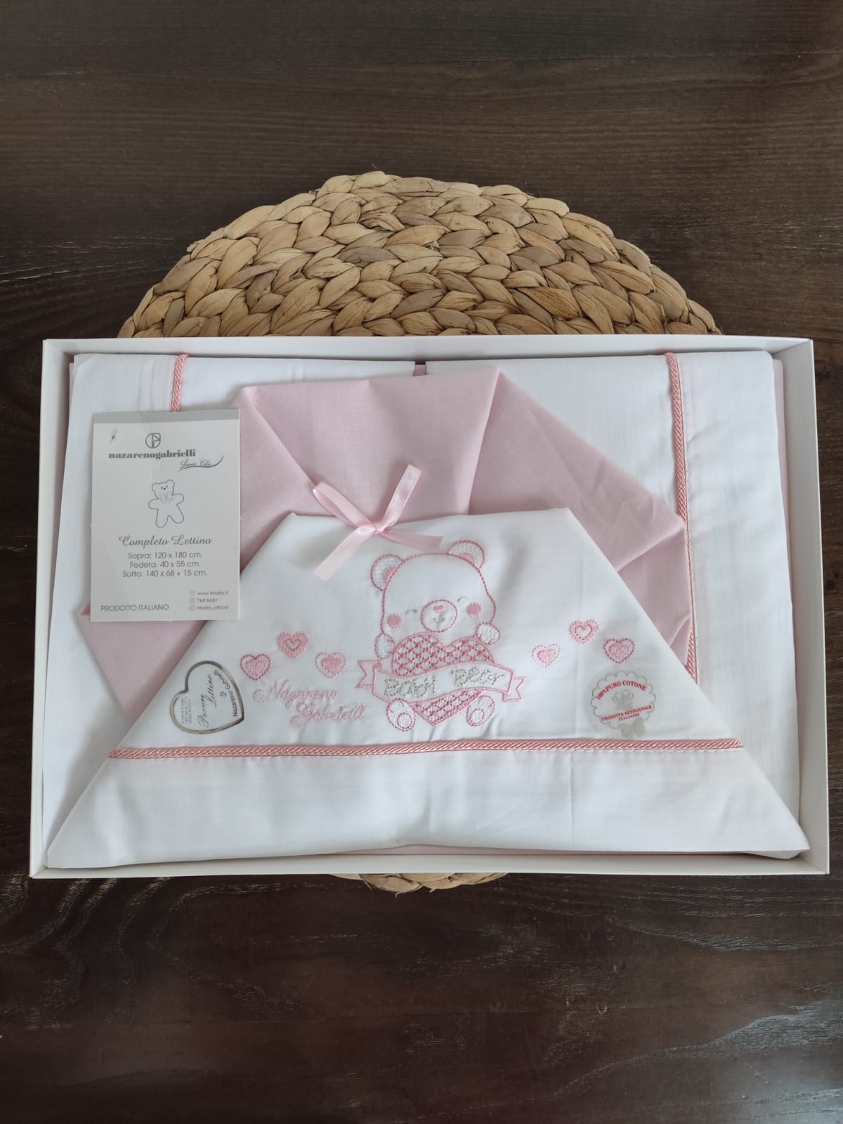 Completo Lettino neonata baby bear