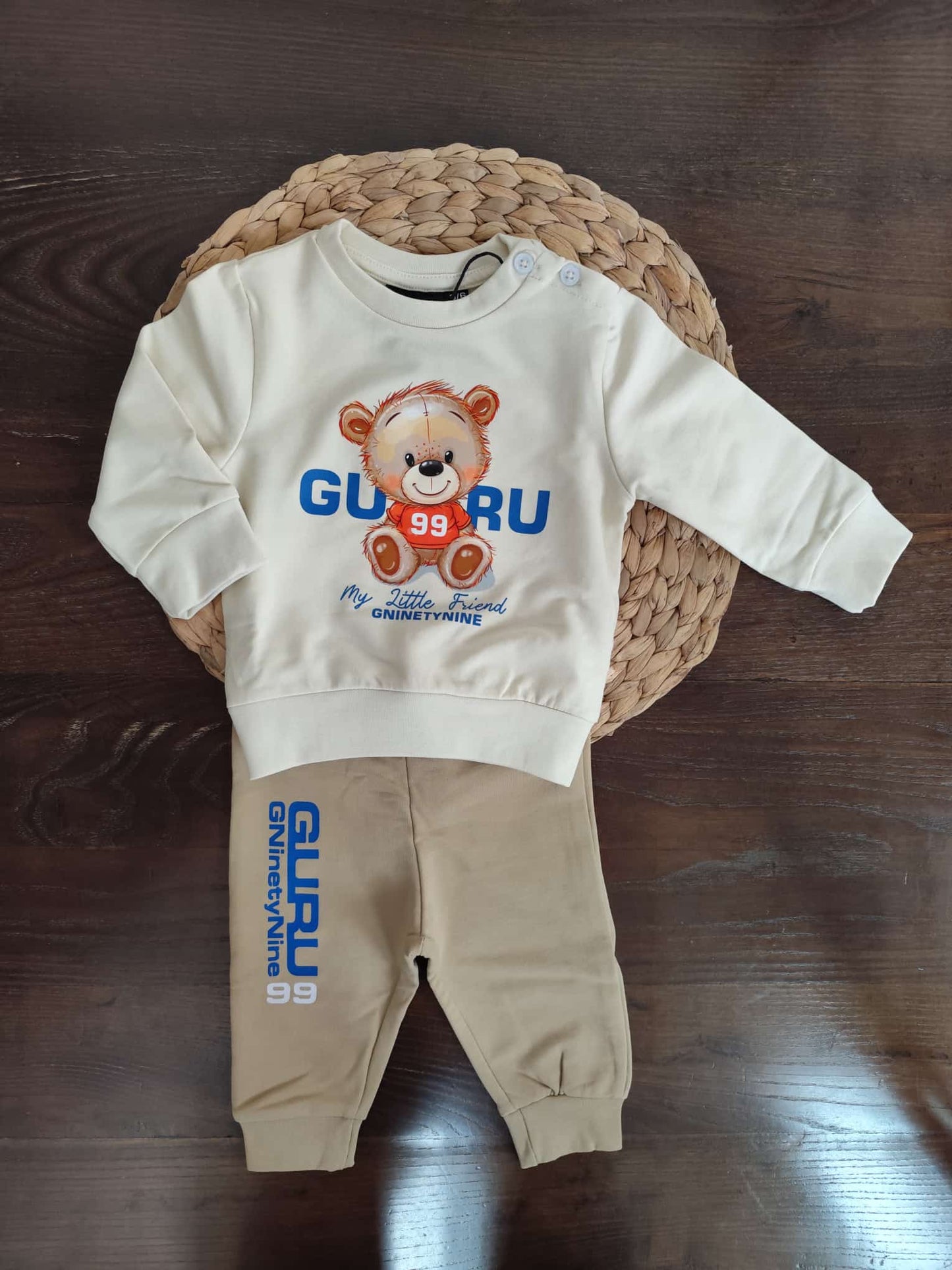 Tuta Guru neonato in cotone