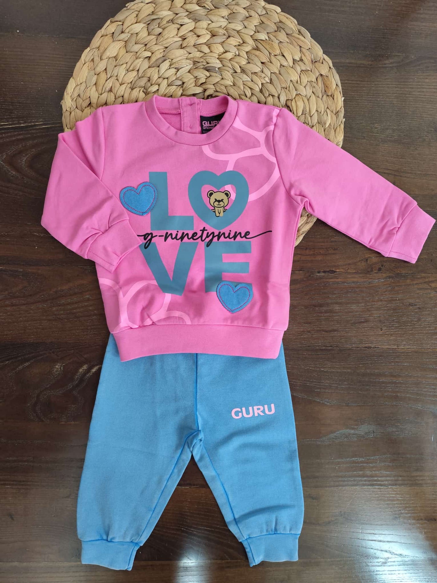 Tuta Guru neonata in cotone