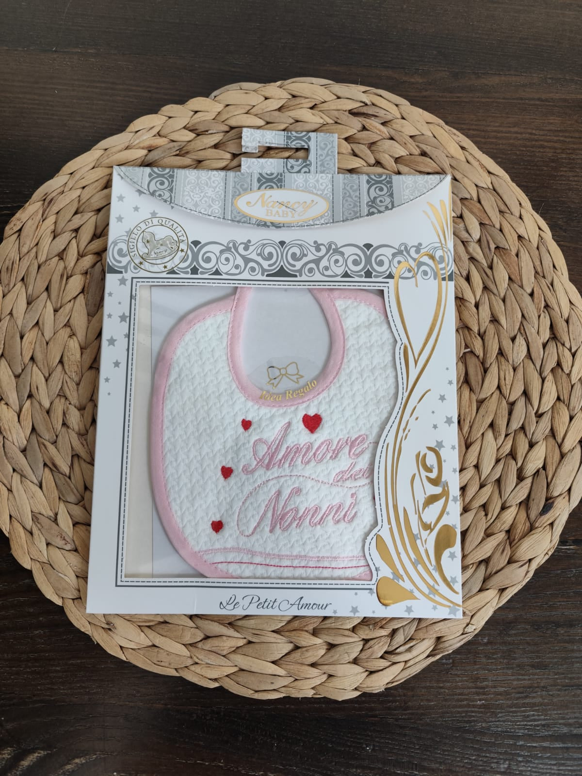 Bavetta Amore dei nonni rosa