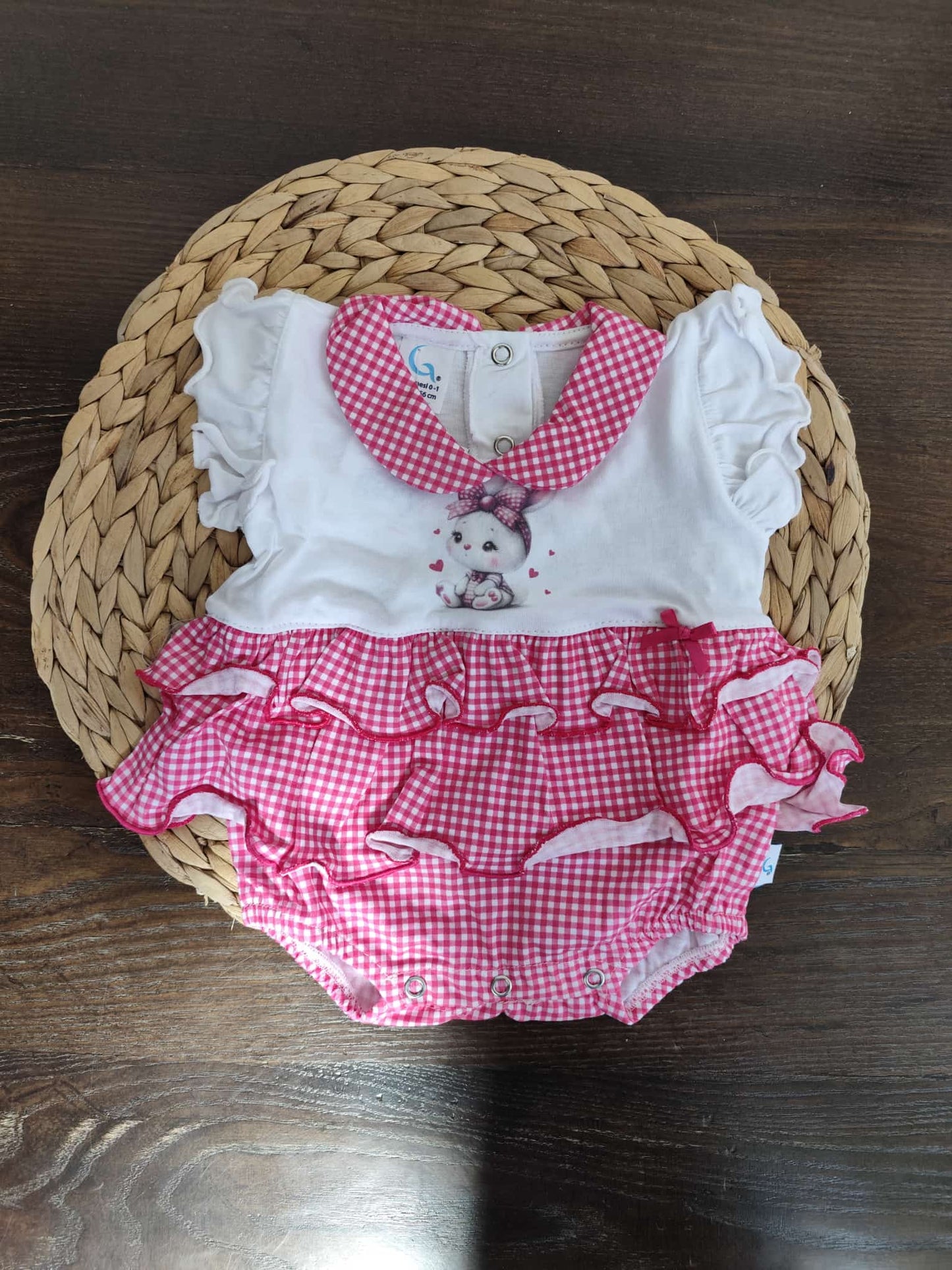 pagliaccetto bimba cotone jersey amarena