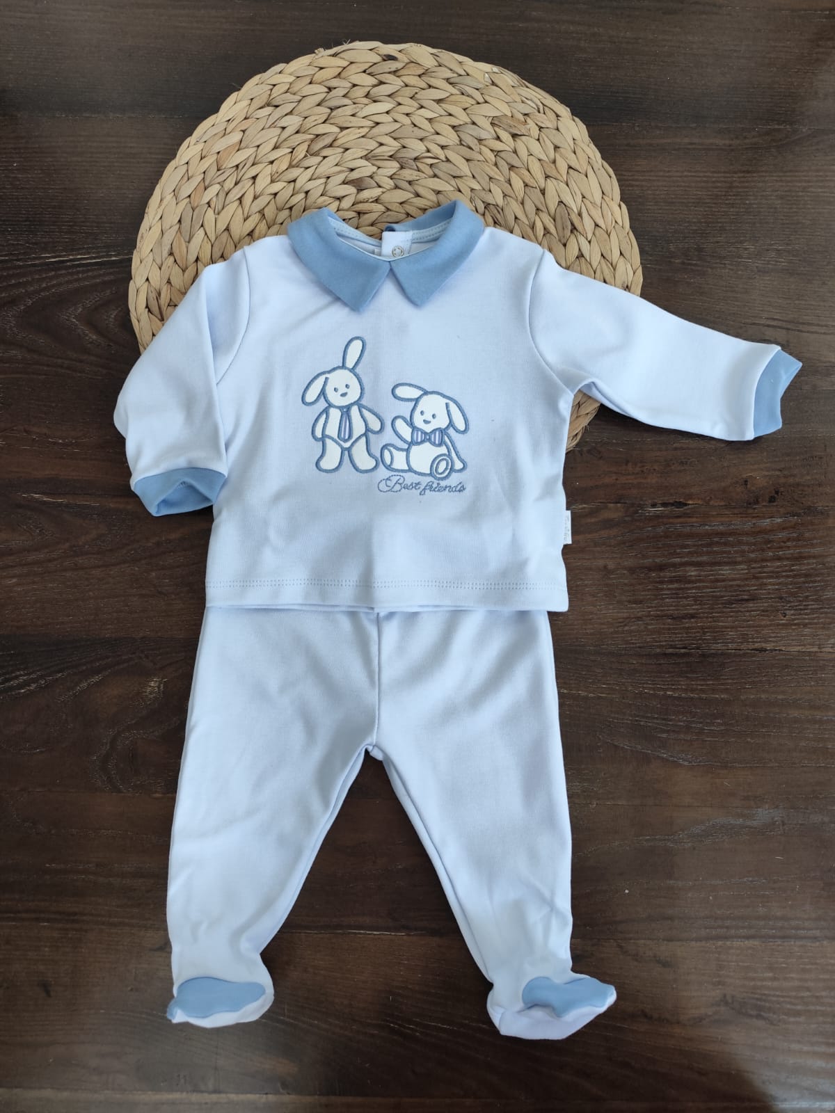 completino bimbo in caldo cotone best friends azzurro