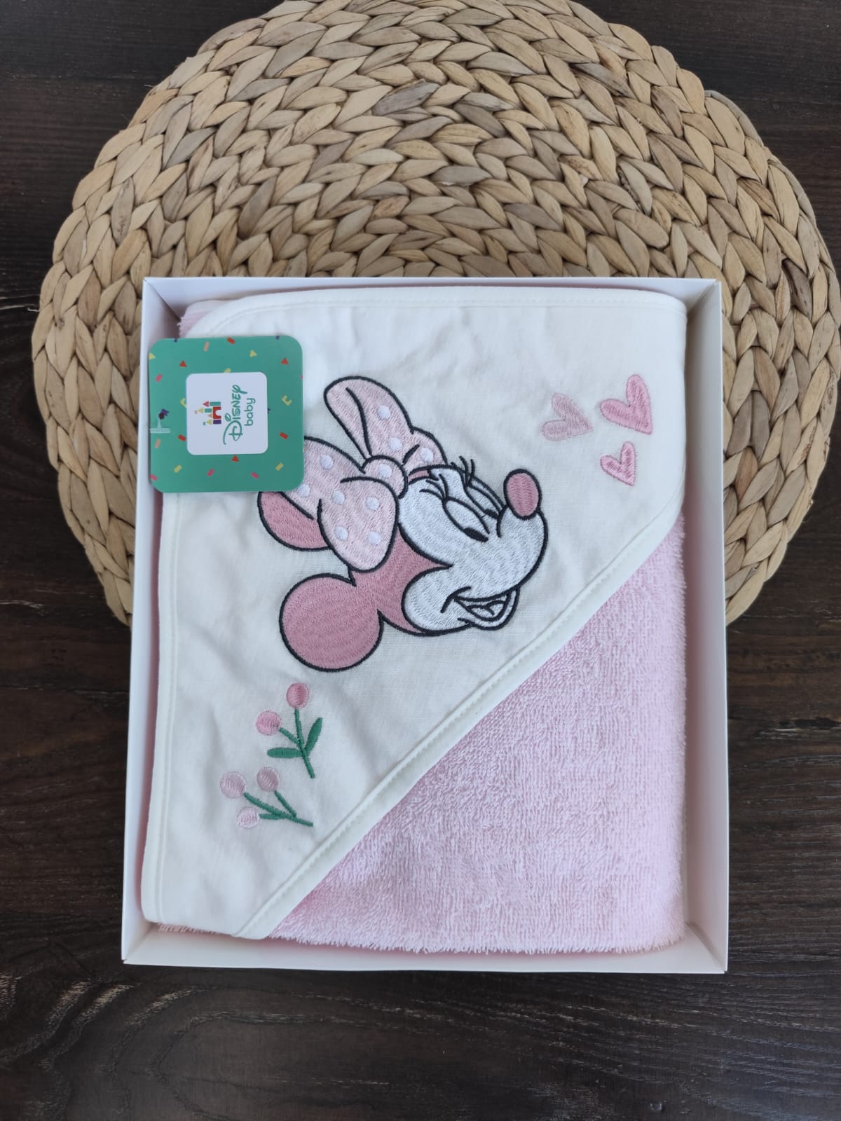 Accappatoio neonata disney in spugna