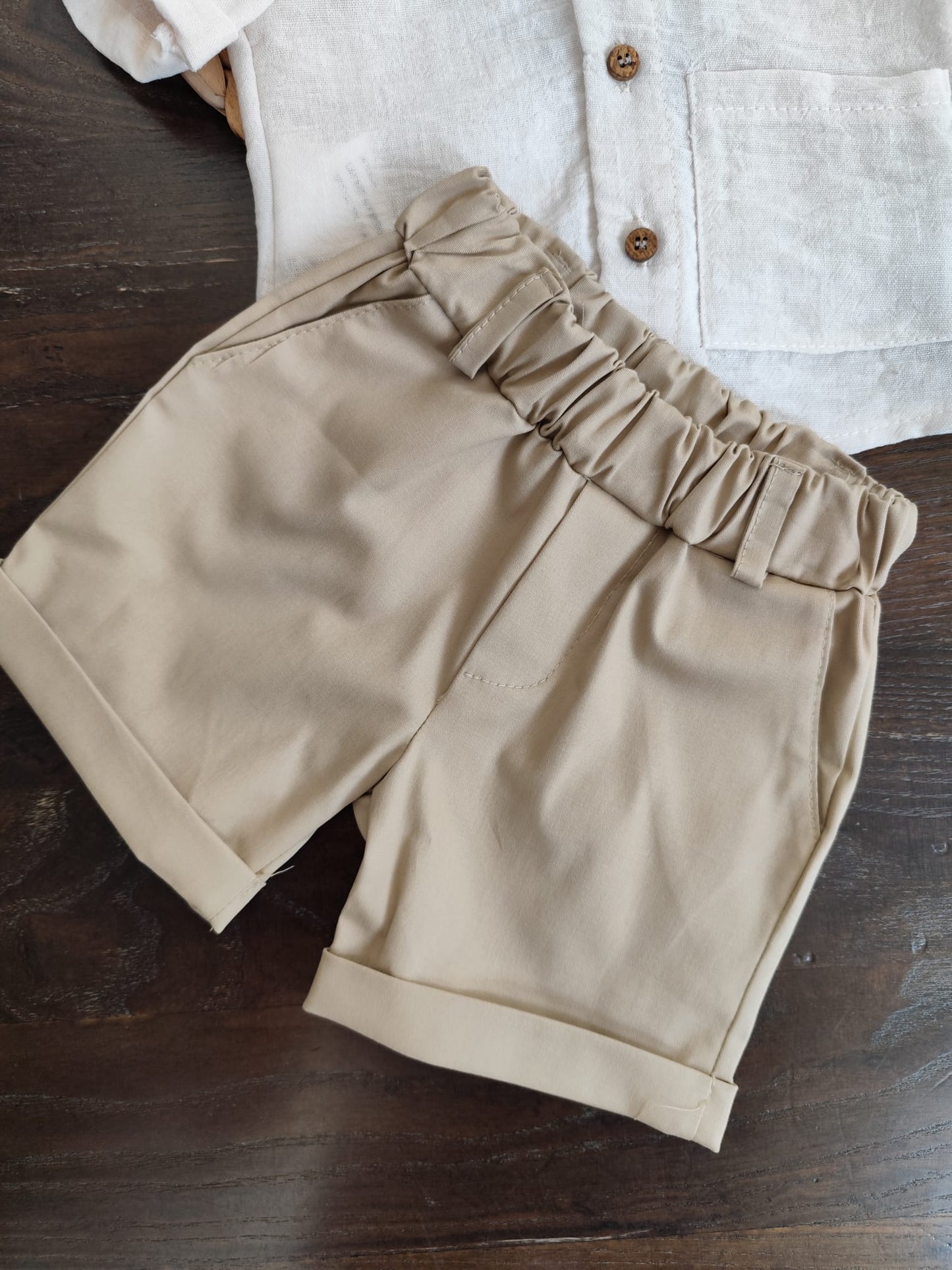 completo bambino in cotone Tema "Lino e latte"