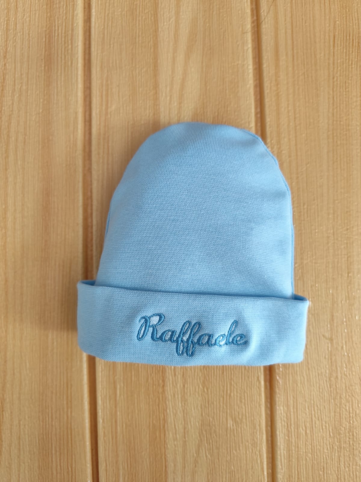 Cappellino nascita in cotone neonata/neonato con possibile personalizzazione
