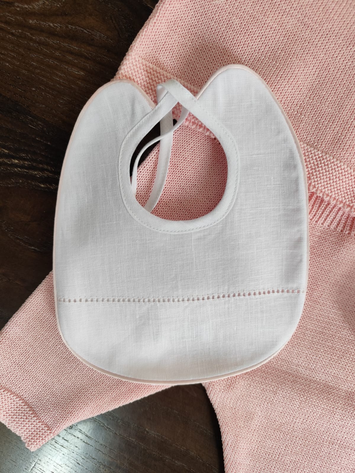 Coordinato nascita Grace in filo di cotone con tutina