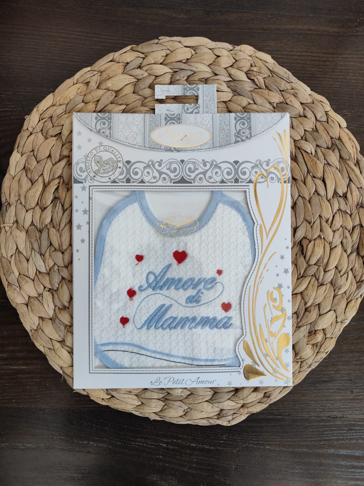 Bavetta Amore di mamma in vari colori