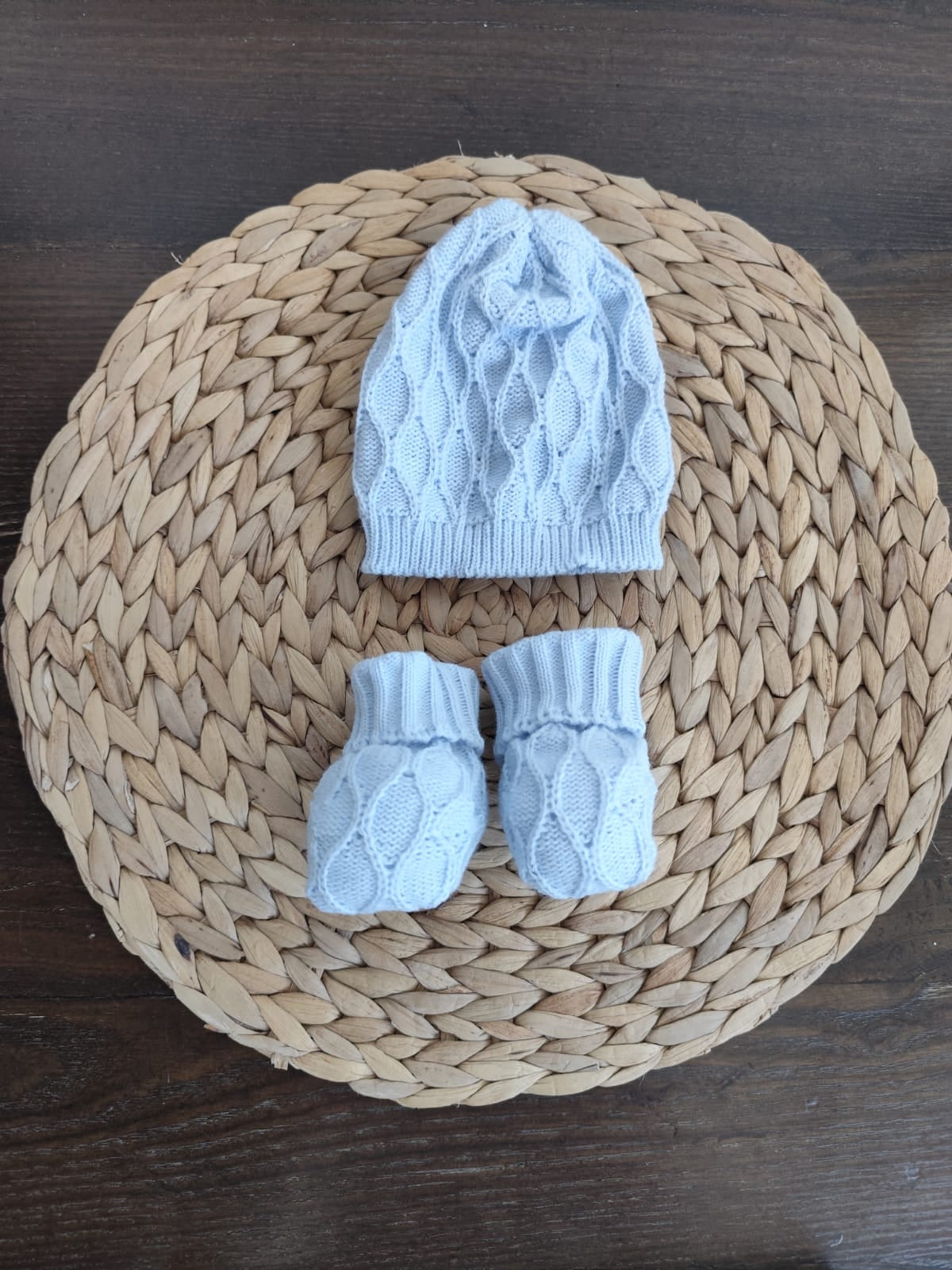 coordinato in misto lana Michelangelo con tutina