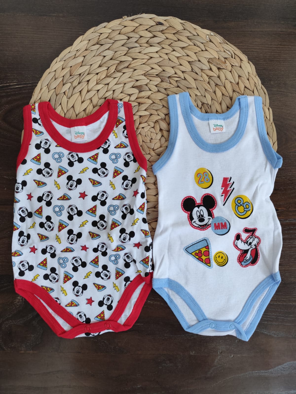 Body in cotone giro manica maschietto disney