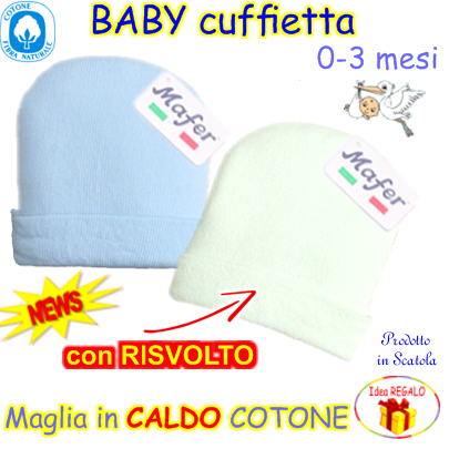 Cappellini Neonato/Neonata Caldo Cotone