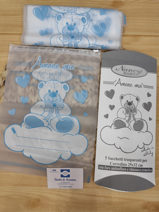 sacchetti nascita maschietto