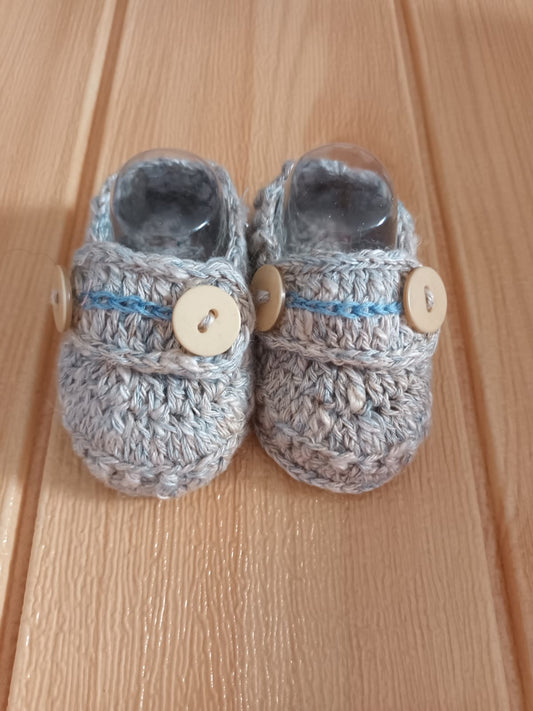 Mocassini fatti a mano neonato