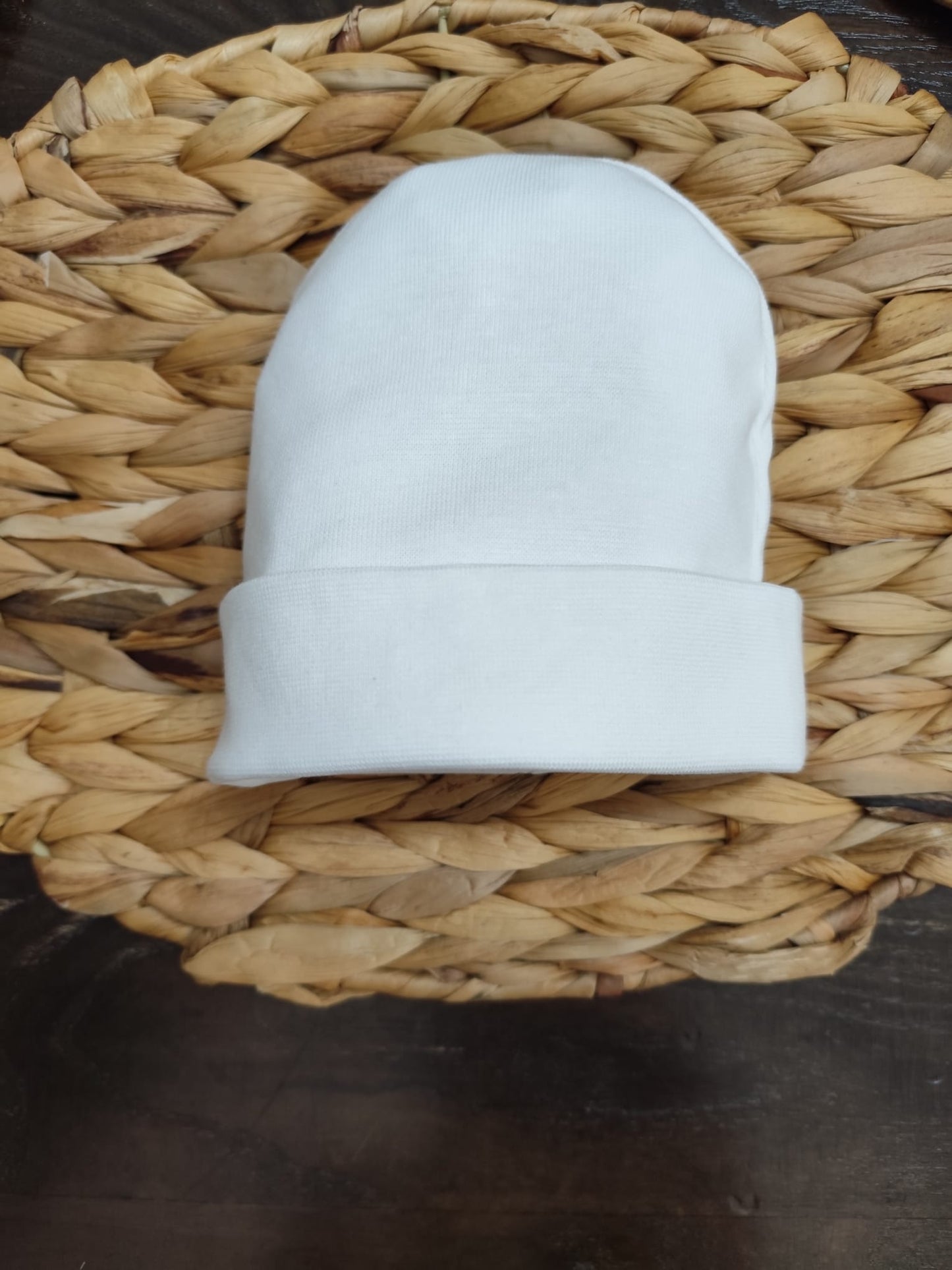 Cappellino nascita in cotone neonata/neonato con possibile personalizzazione