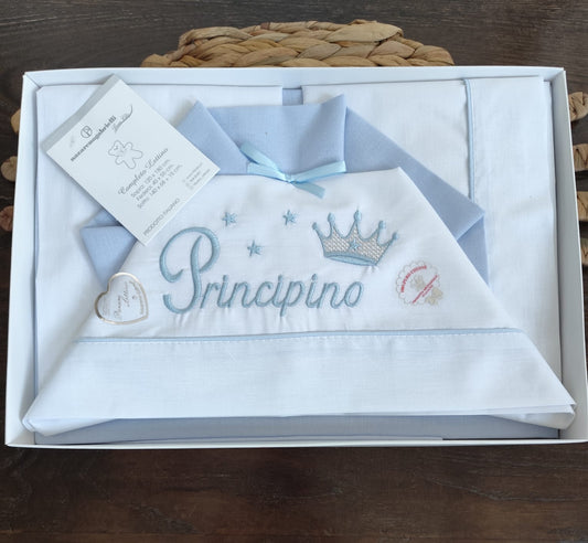 lenzuola lettino Principino in cotone