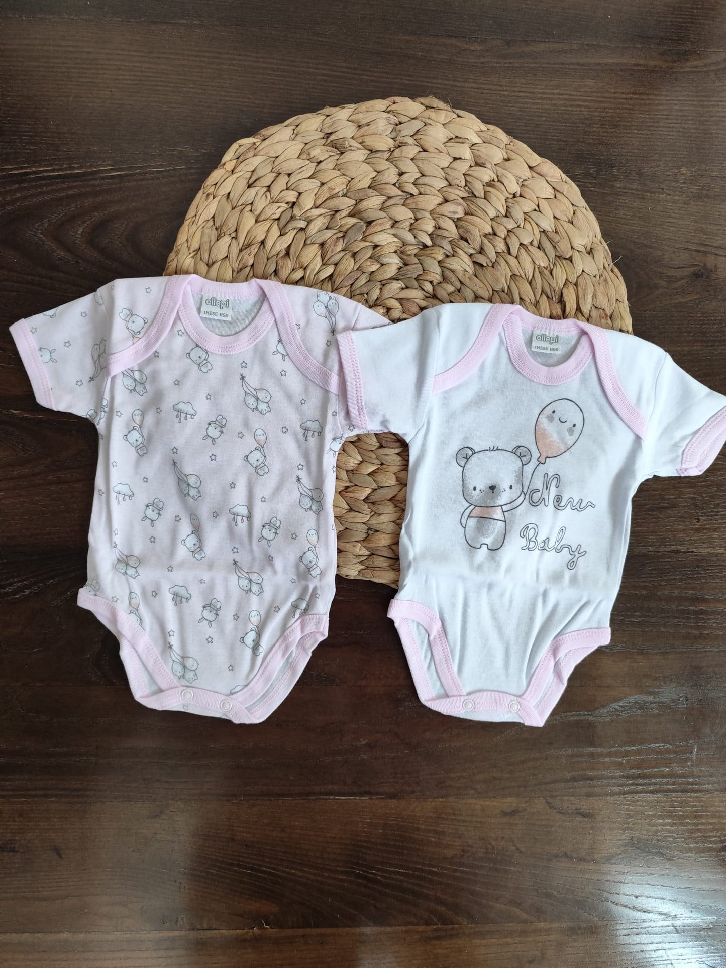 Body in cotone americano da 1 mese a 3 mesi