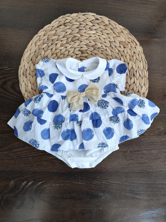 pagliaccetto in cotone tema "Pois"