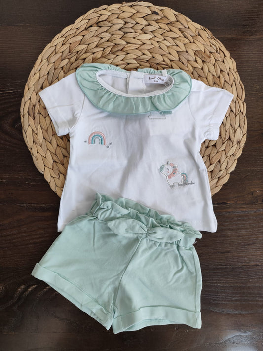 completino bambina in cotone "Mini Star"