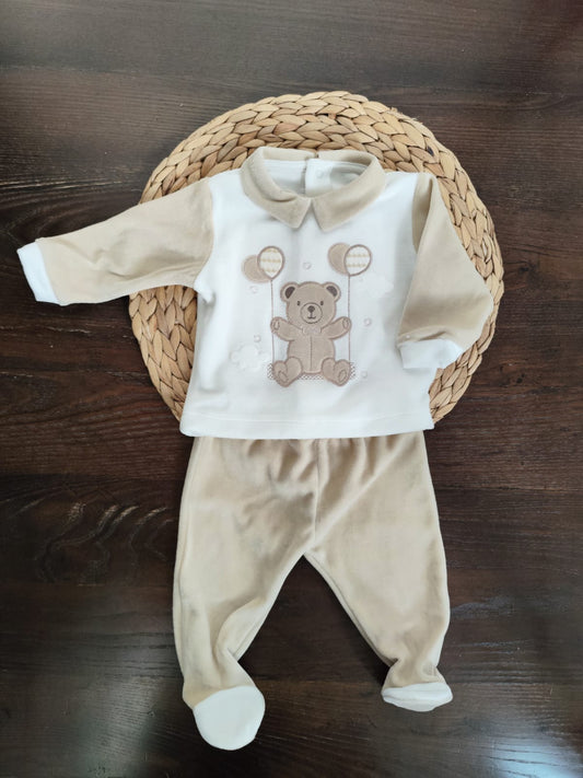 completino in ciniglia unisex "altalena di sogni"