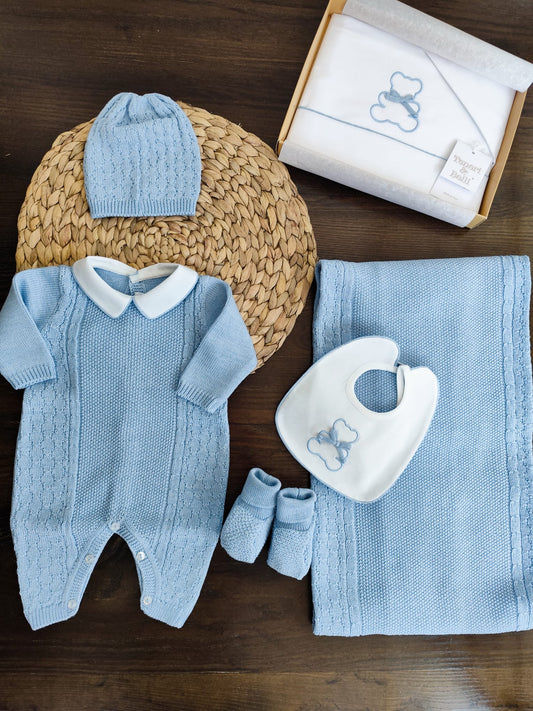 coordinato misto lana Riccardo con tutina