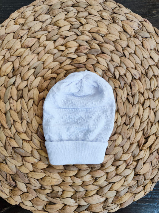 Cappellino nascita unisex caldo cotone vari colori