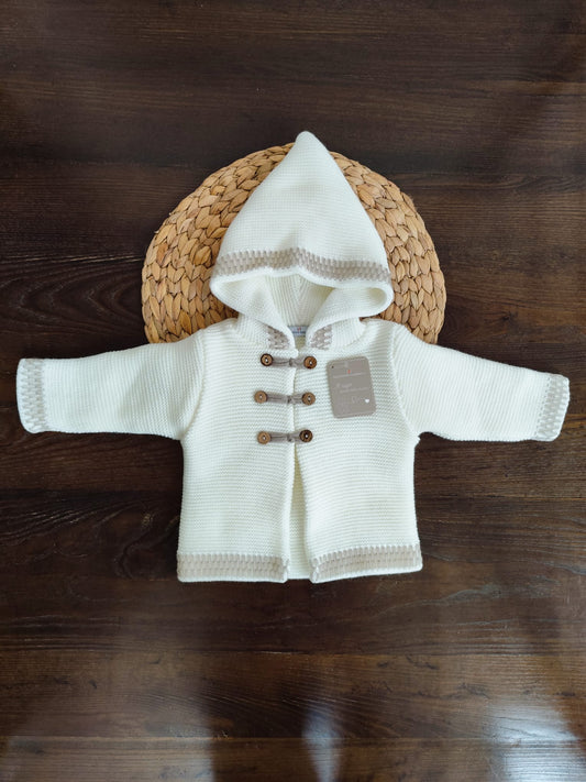 cappottino con alamari smacchinato in lana