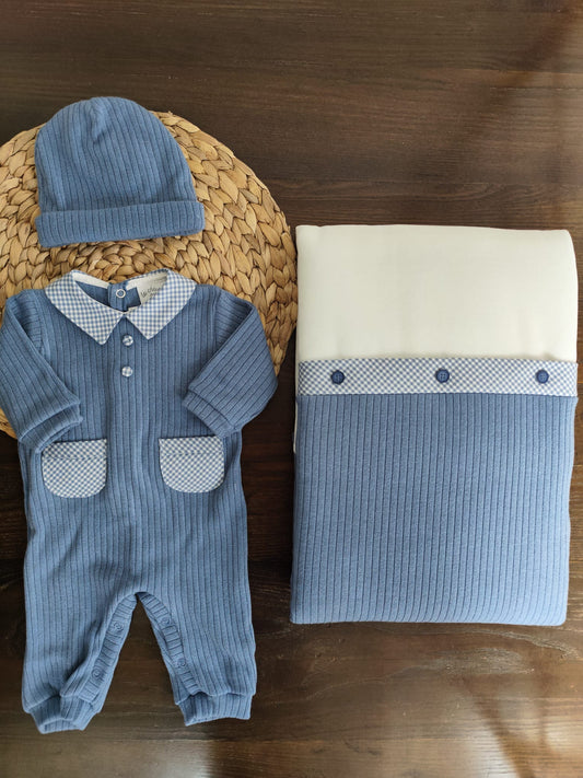 coordinato nascita in maglia "Alex" (invernale)