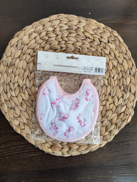 Bavette Neonata in cotone