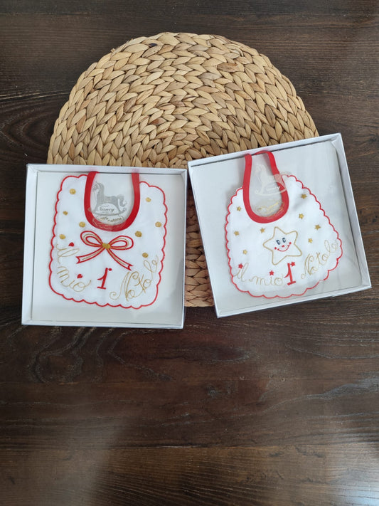 Bavette Natalizie Unisex "il mio primo Natale"