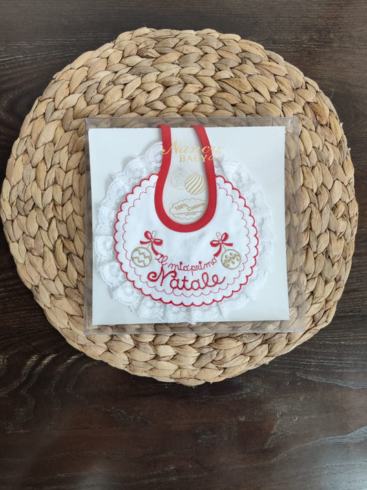 Bavetta Natalizia Unisex " Il Mio Primo Natale" cod. 138/1