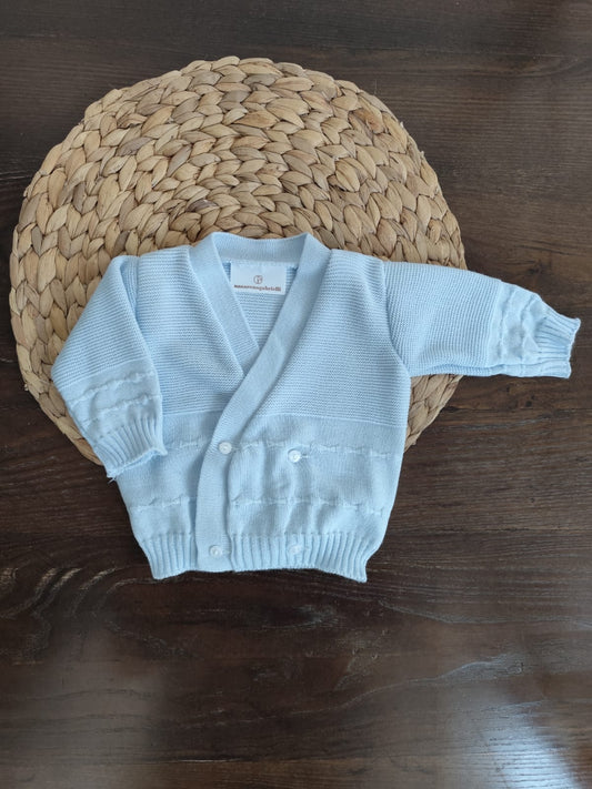 Cardigan in misto lana neonato