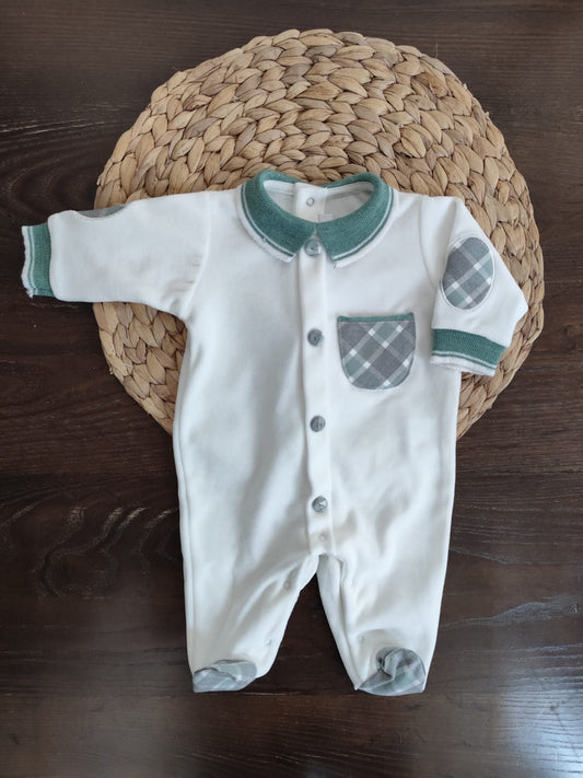 tutina in ciniglia verde teneri e belli