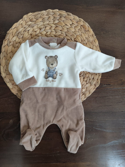 Tutina in Ciniglia orsetto tortora